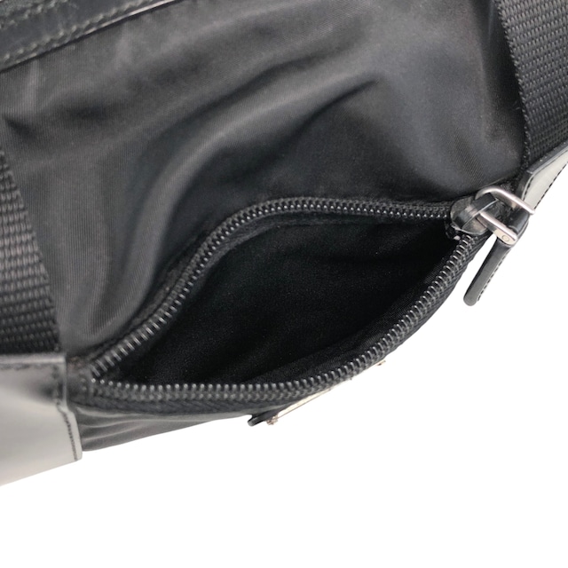 PRADA プラダ ハンドバッグ ブラック トライアングルロゴ ナイロン ミニボストン BR3697 vintage ヴィンテージ オールド ftdzu4