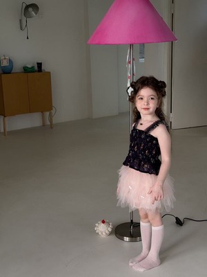 [aiai] Rose Shirred Smoke Top / [아이아이] 로즈셔링스모크탑