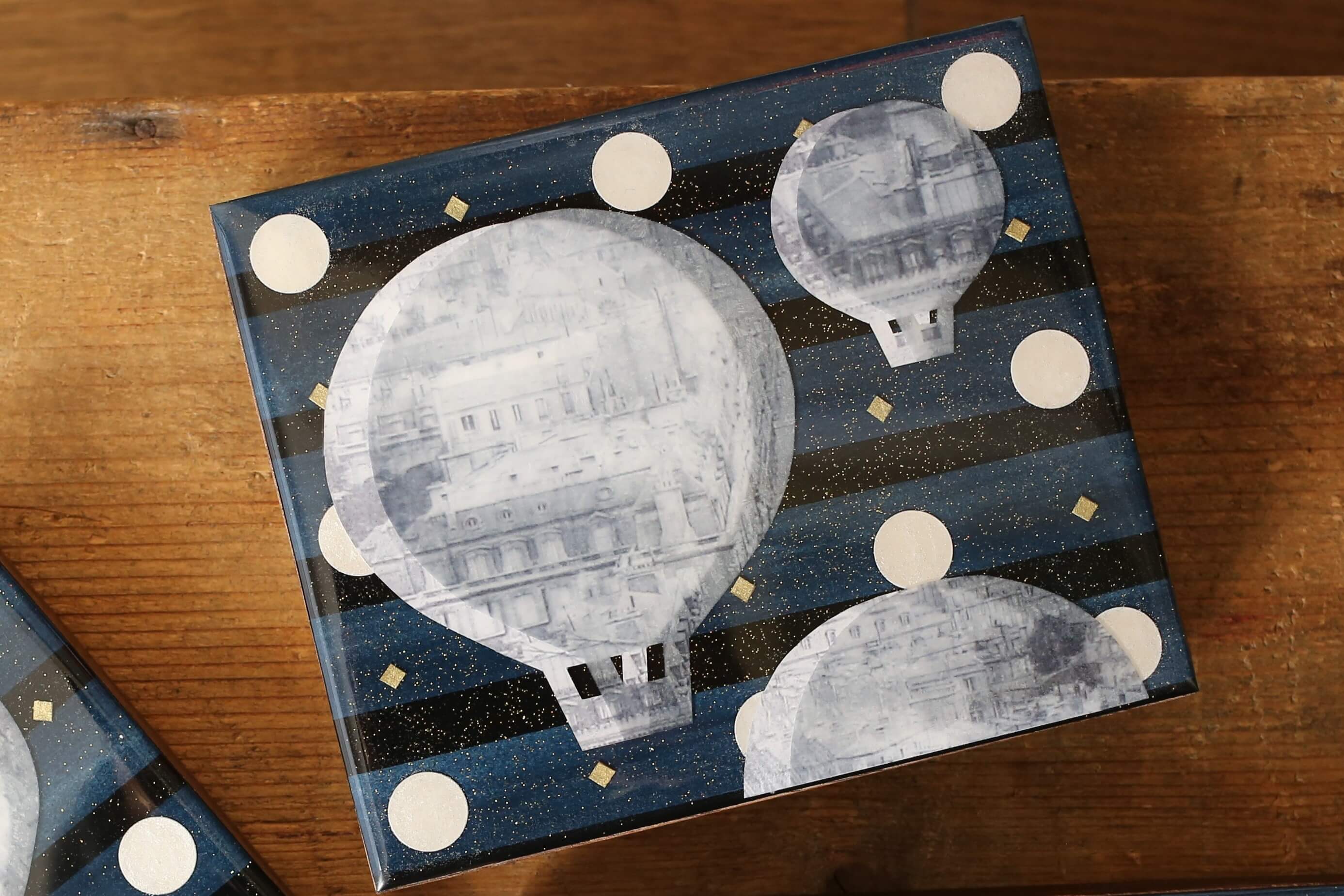 「街とききゅう」② レジン コラージュ M-035