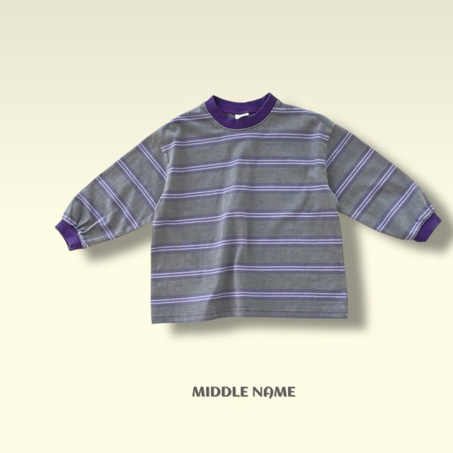 《送料無料》予約:ピグマルチボーダーT【MIDDLENAME】