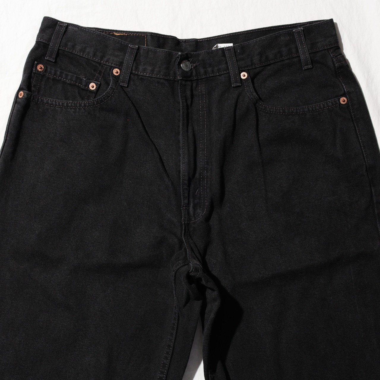 美品 36×30 Levi’s 550 USA 99年 サルファーブラック デニムパンツ リーバイス