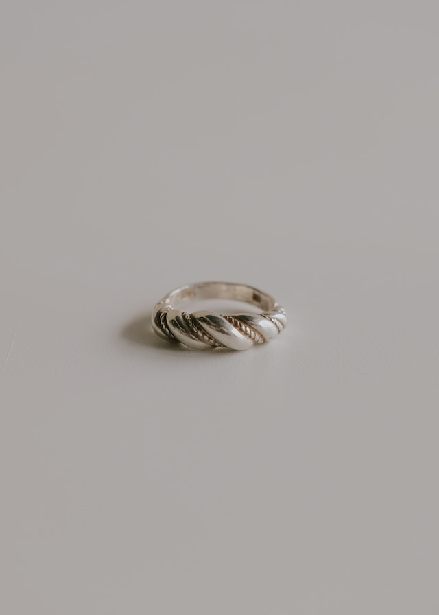 50-80's euro vintage rope twisted ring