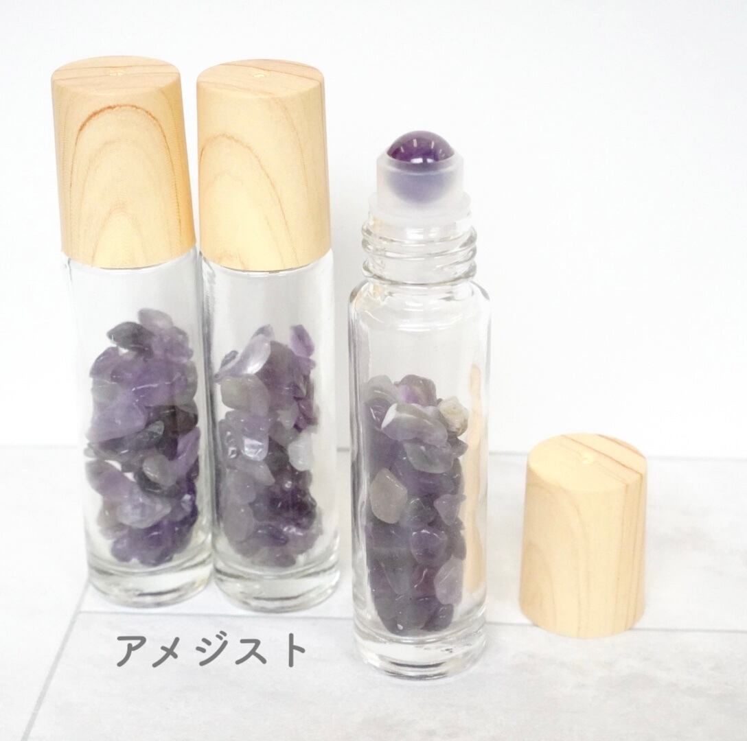 天然石ロールオンボトル全9種】10ml 宝石 パワーストーン 木目