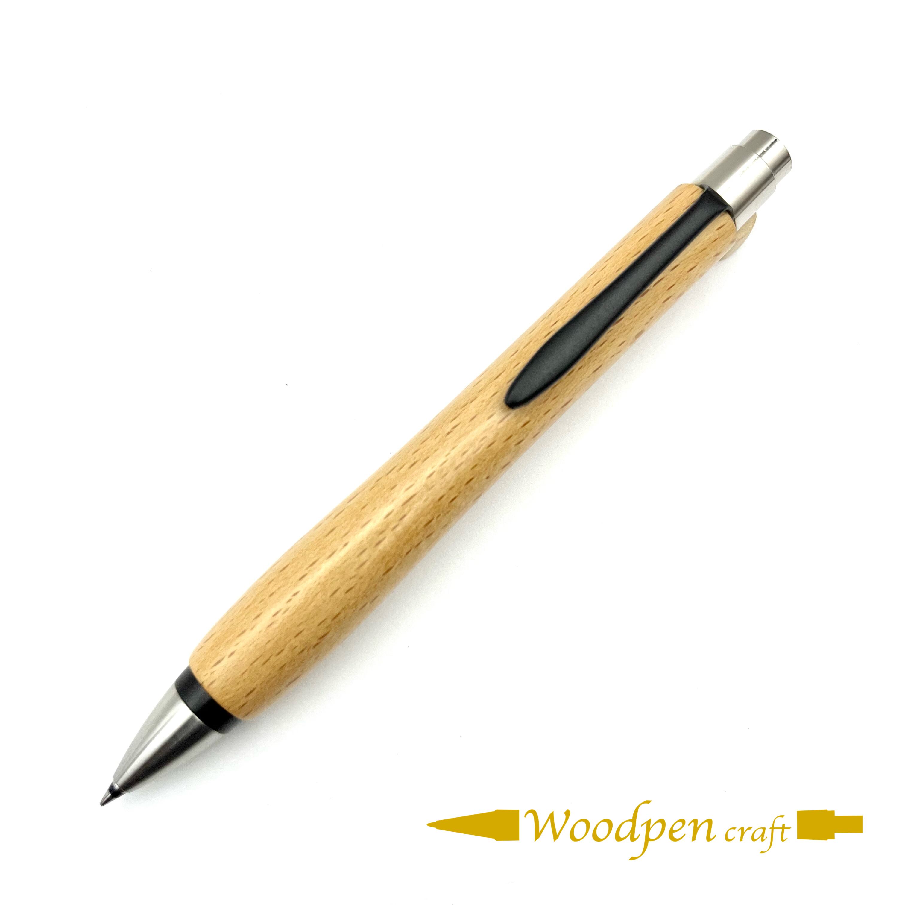 Woodpen craft ウッドペンクラフト　ショート　ボールペン 木軸｜ボックスエルダーバール ショートボールペン（Woodpen