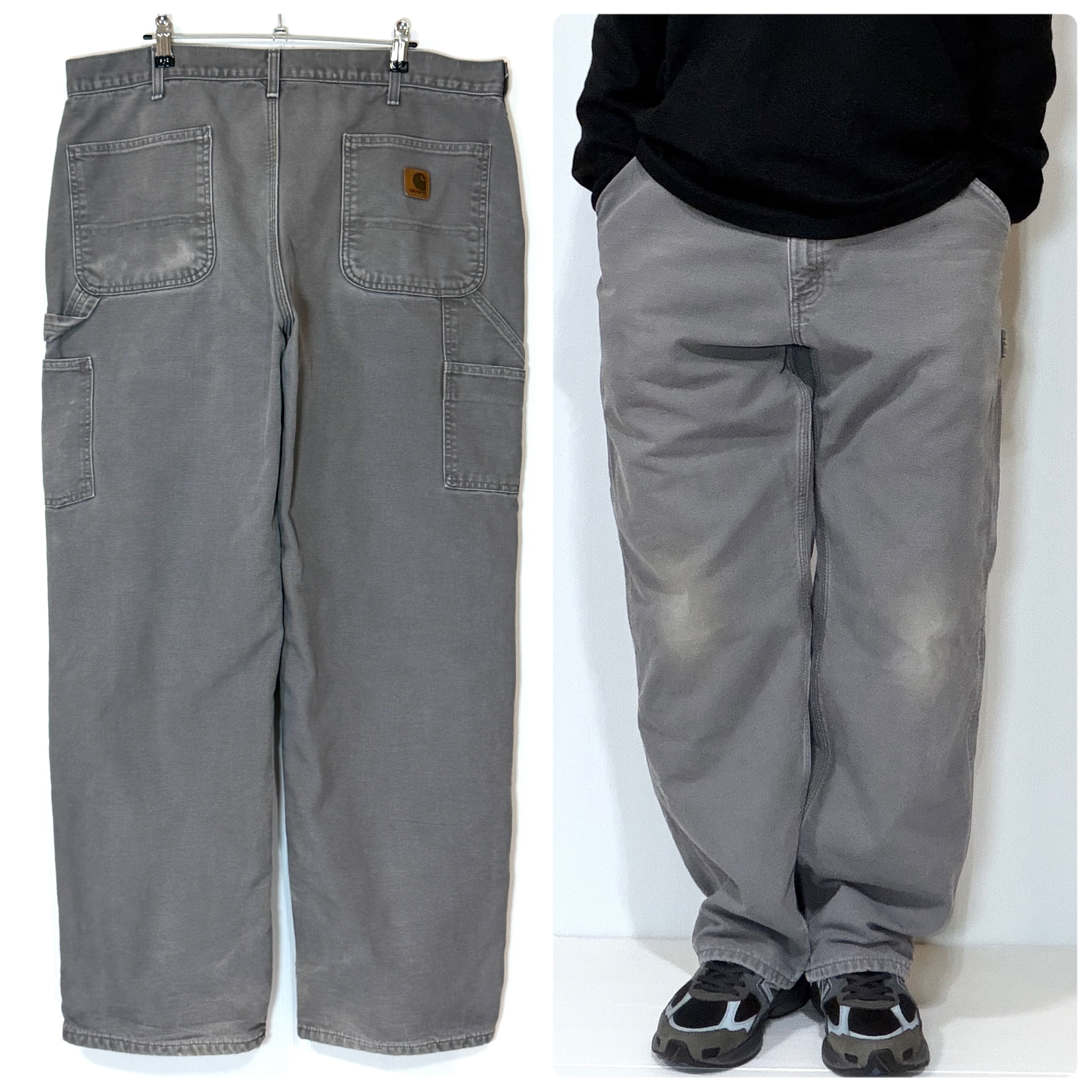 美品 US企画 Carhartt カーハート ダック シングルニー ペインター