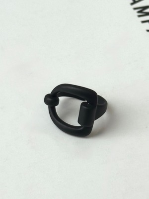 mat black ring