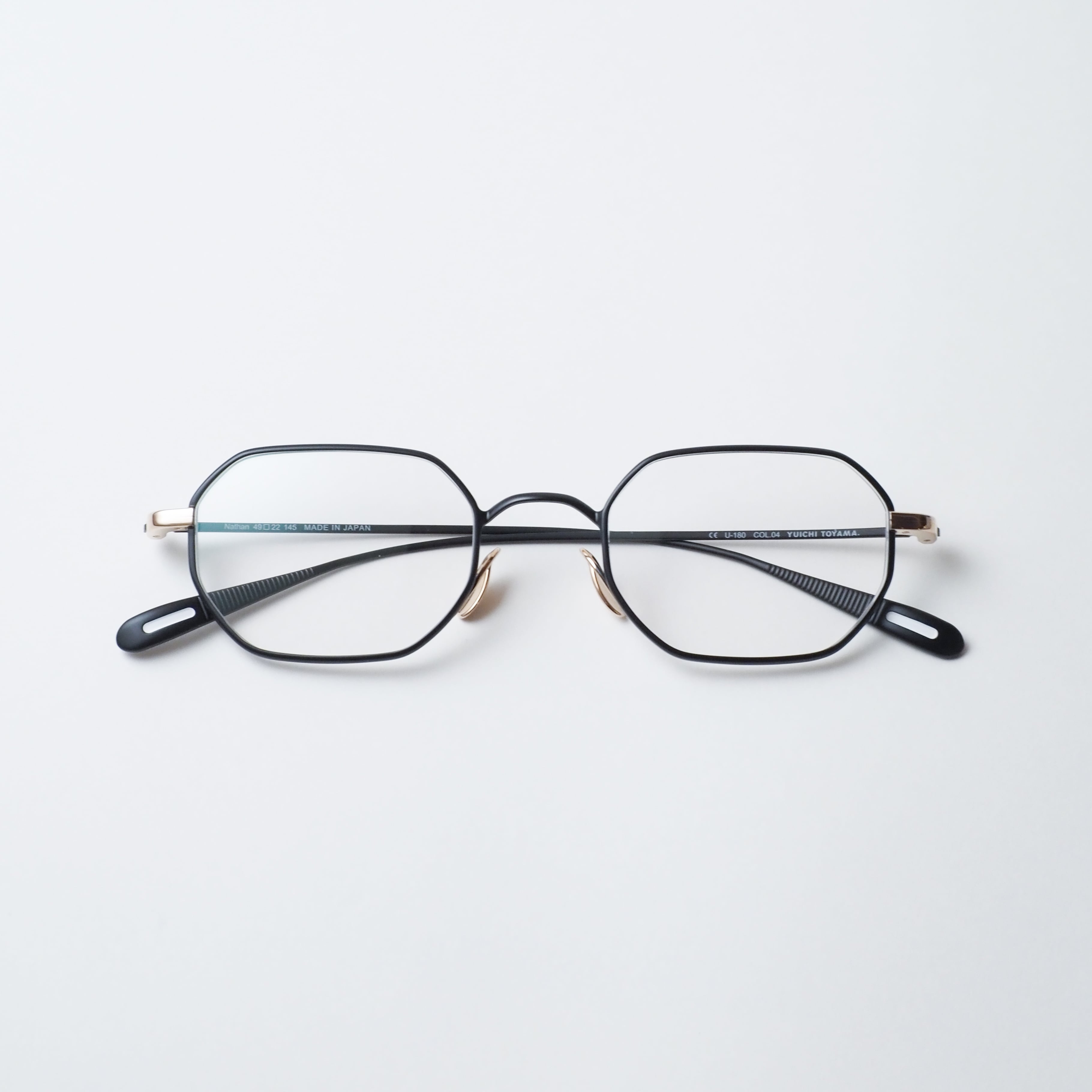 【新品未使用即完売】YUICHI TOYAMA. U-180 Nathan 04 U-180 Nathan col.04(Matt black / White gold)【YUICHI TOYAMA