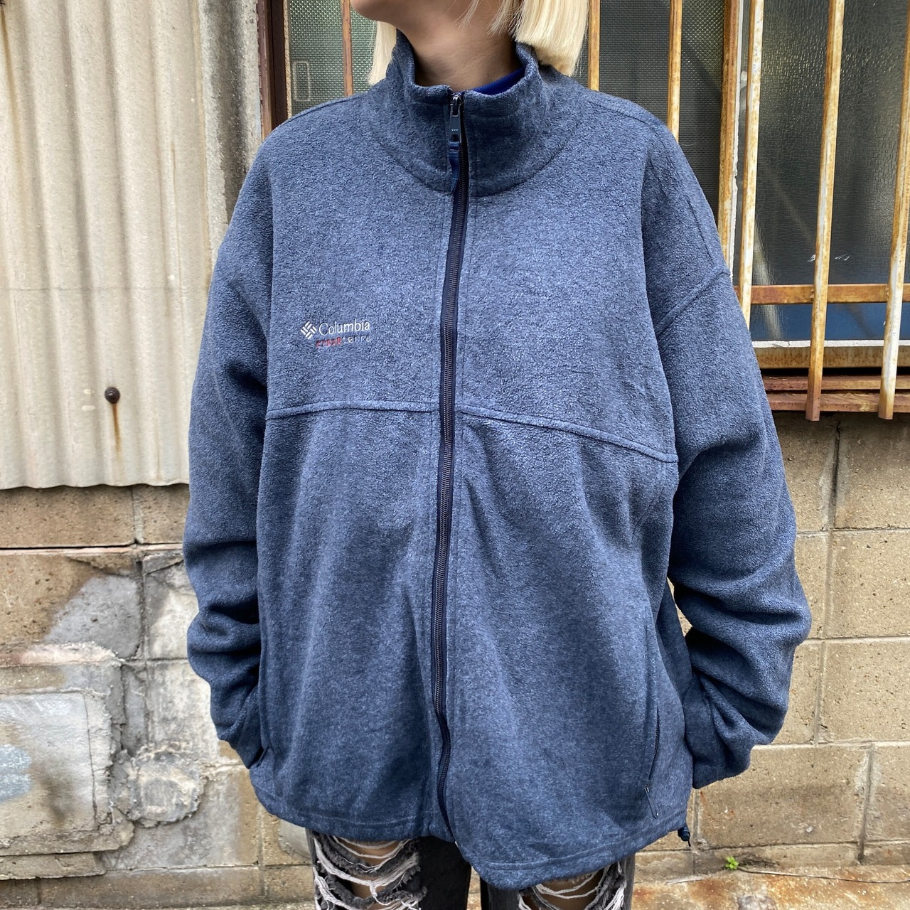 90年代 Columbia コロンビア crossterra フルジップ フリース 