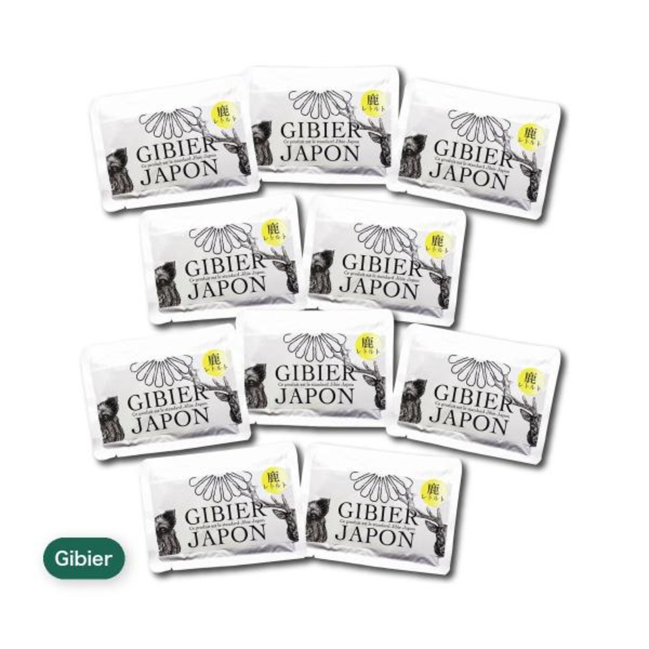 ジビエ鹿レトルトパウチ 100g x 10 愛犬用