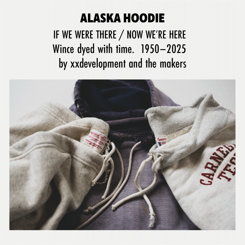 XX DEVELOPMENT SURE'S ALASKA HOODIE 25 W FACE