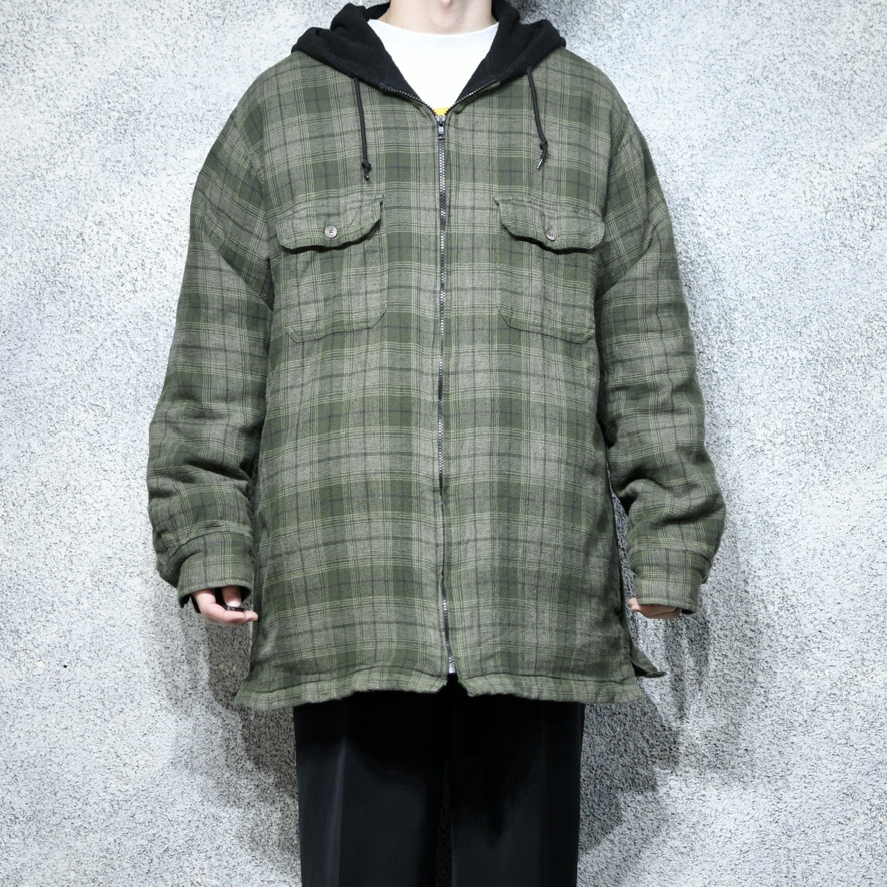 check shirt jacket foodie