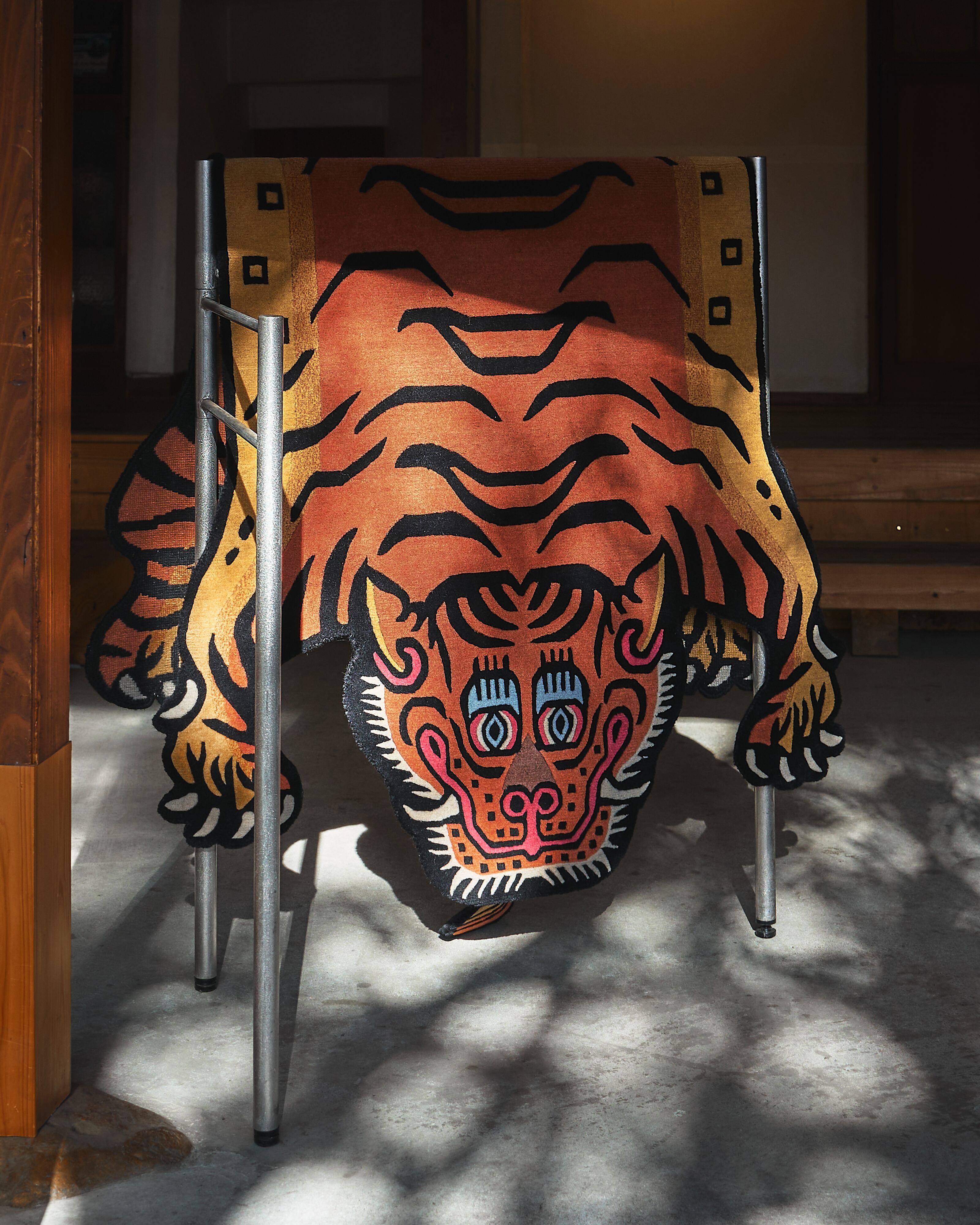 チベタンタイガーラグ Tibetan Tiger Rug 《Lサイズ•ウール・オリジナル3・クラシックカラー