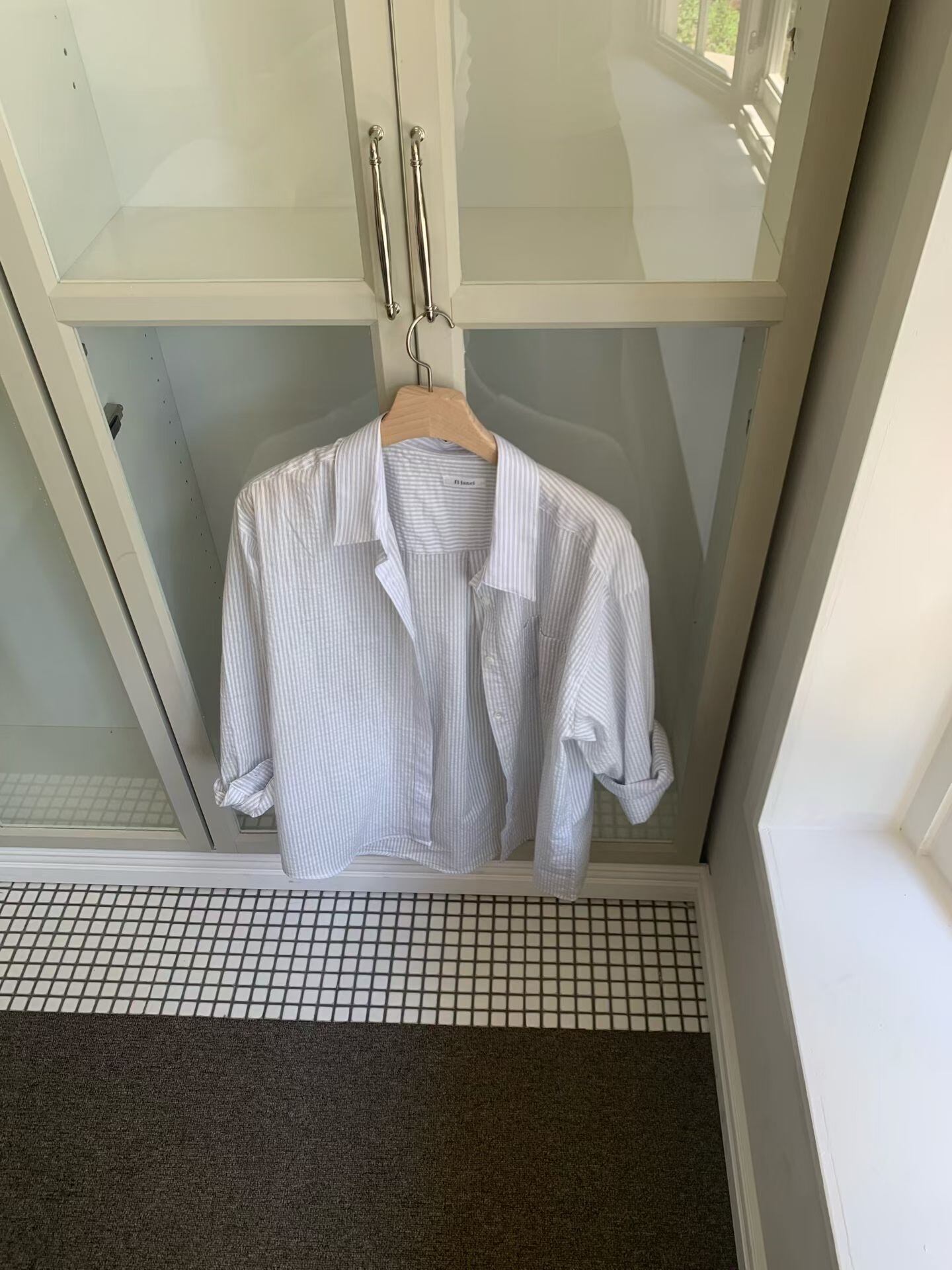 (予約) fl lanel / Baby stripe shirts