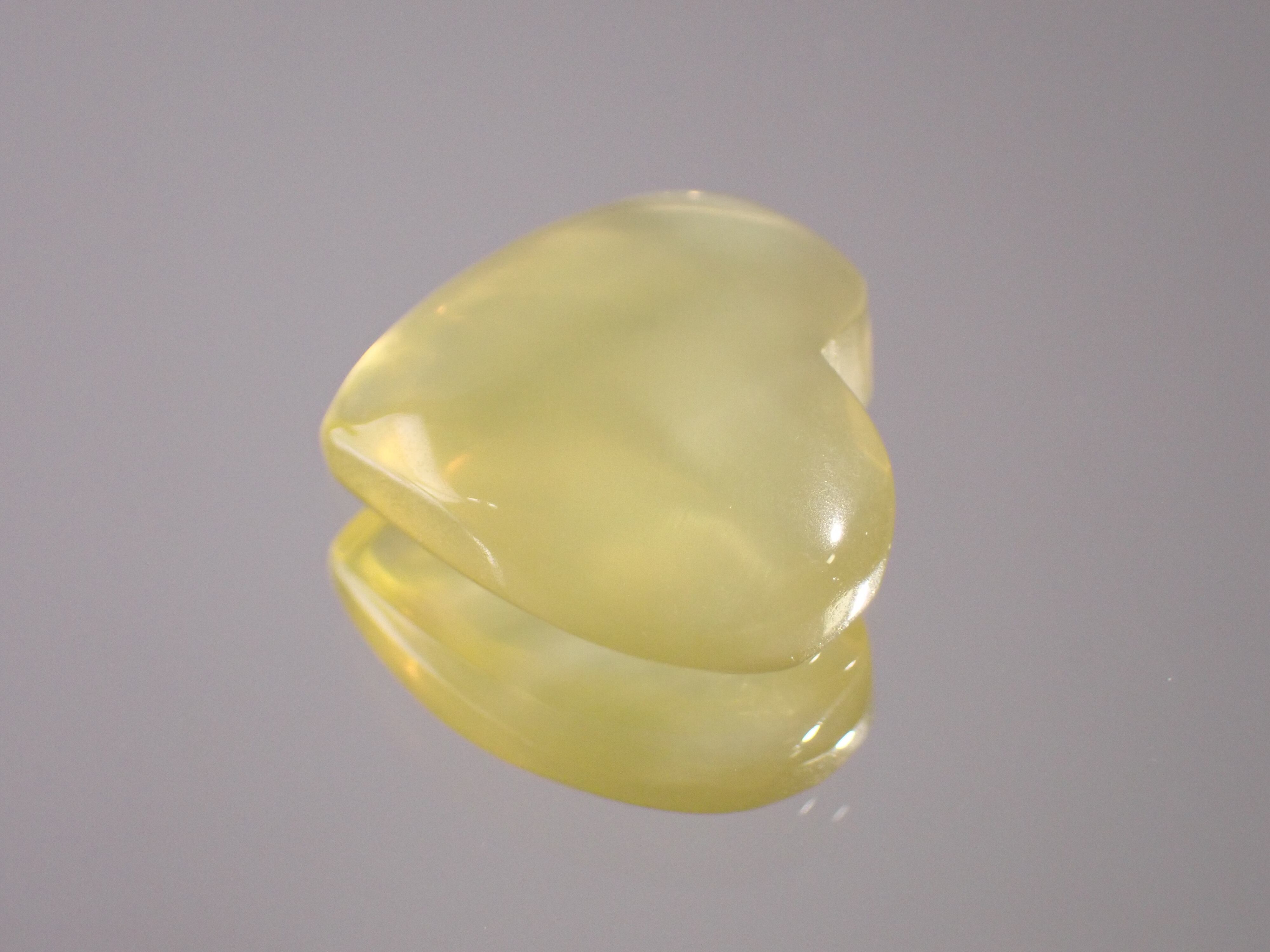 レモンクォーツ（ハートカット） 10ct [B7-265] | differencee 