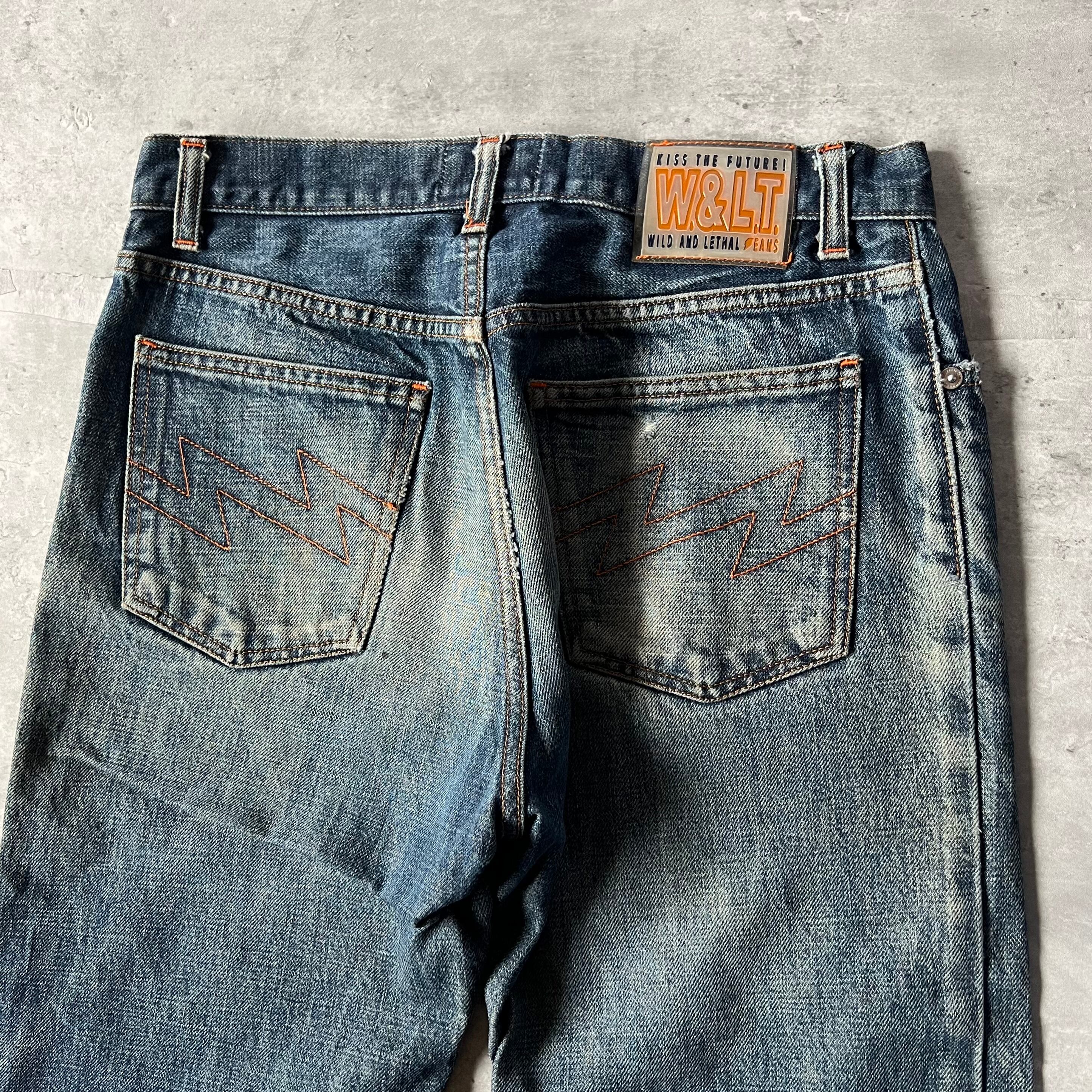 90s “W.&L.T.” made in italy denim pants walter van beirendonck W30