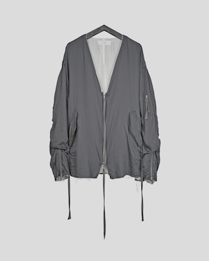 ASKYY / AIRY BOMBER JACKET / DGRY