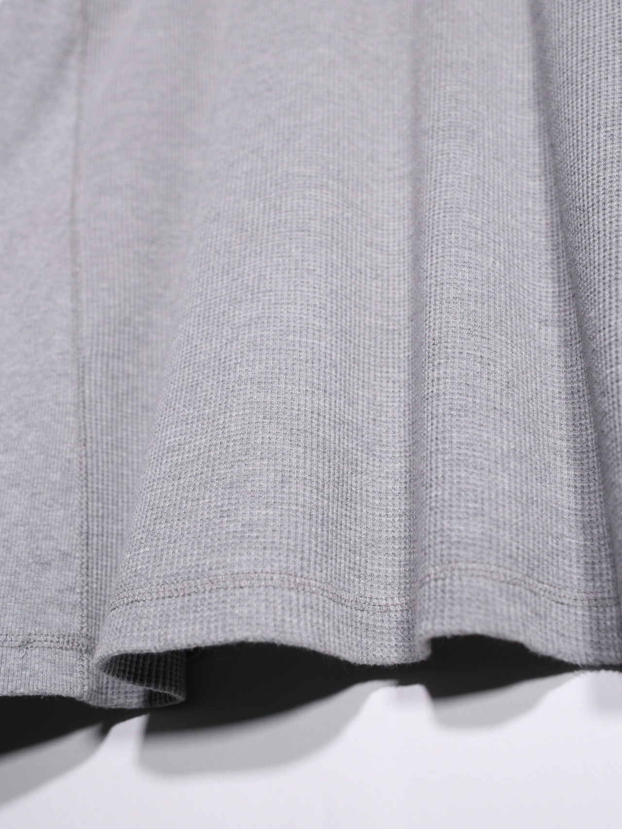 “HARLEY-DAVIDSON”  刺繍 logo waffle long sleeve gray - 13