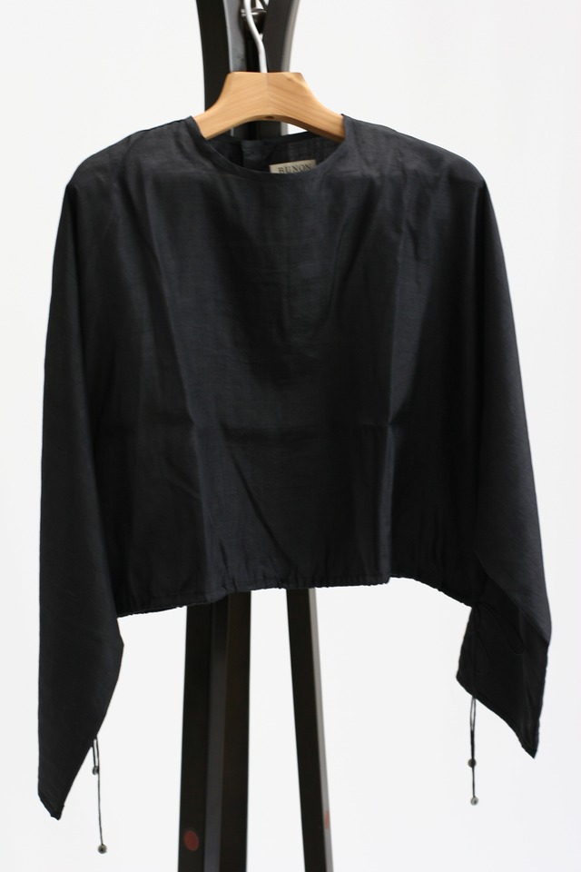 【Parc.1】Sheer Asymmetry Shirt（108-066315） 　