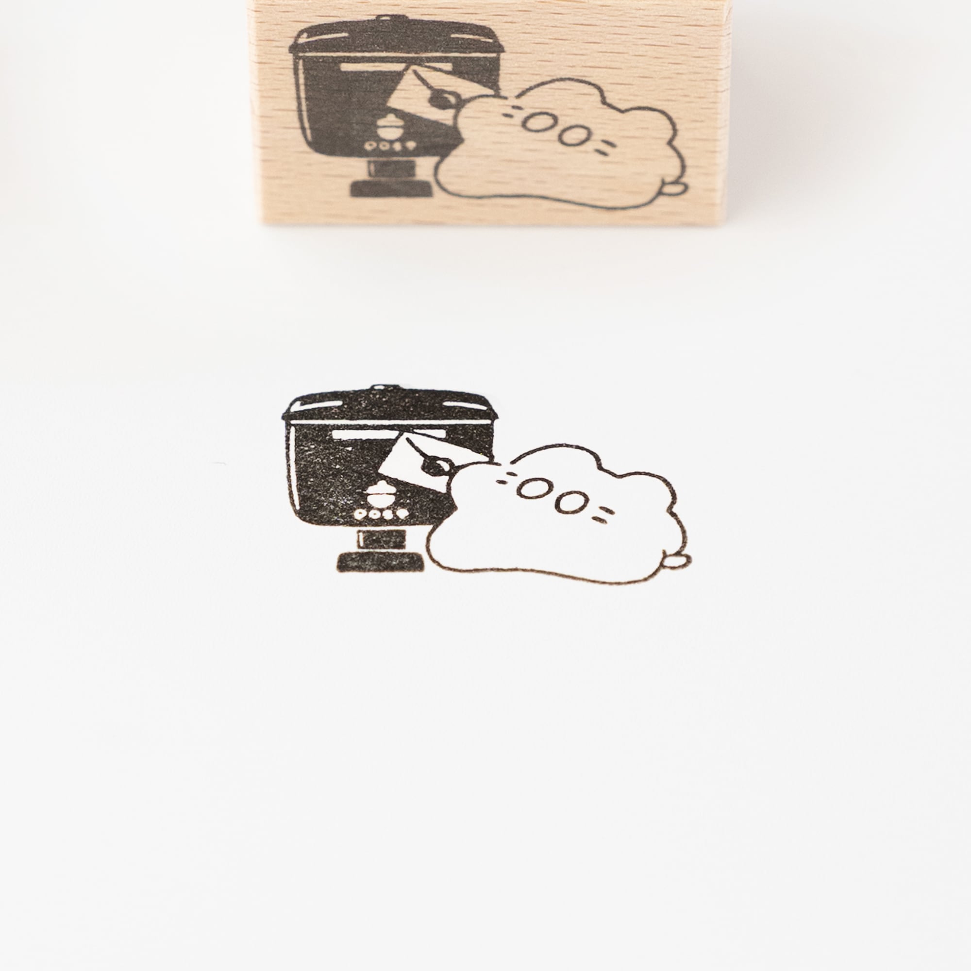 お手紙を出すねこ | はんこ