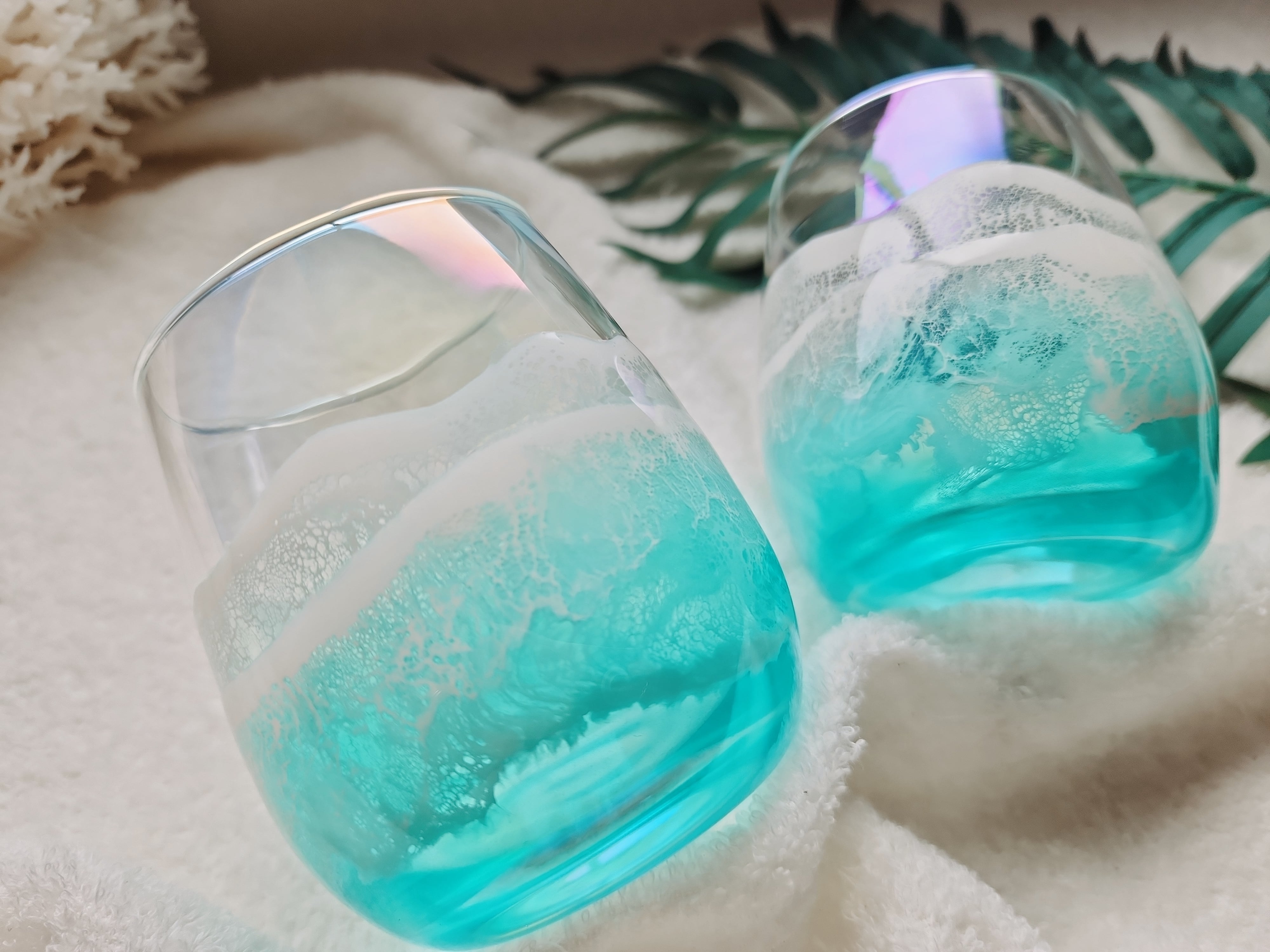 418.オーシャンレジンアート 海のグラス