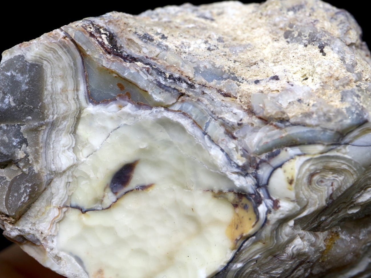 メキシコ クレイジーレースアゲート 原石 289g AG037 | 鉱物