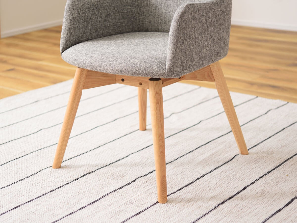 座面回転】カフェチェア【ナチュラルインテリア】【グレー】 | カフェ