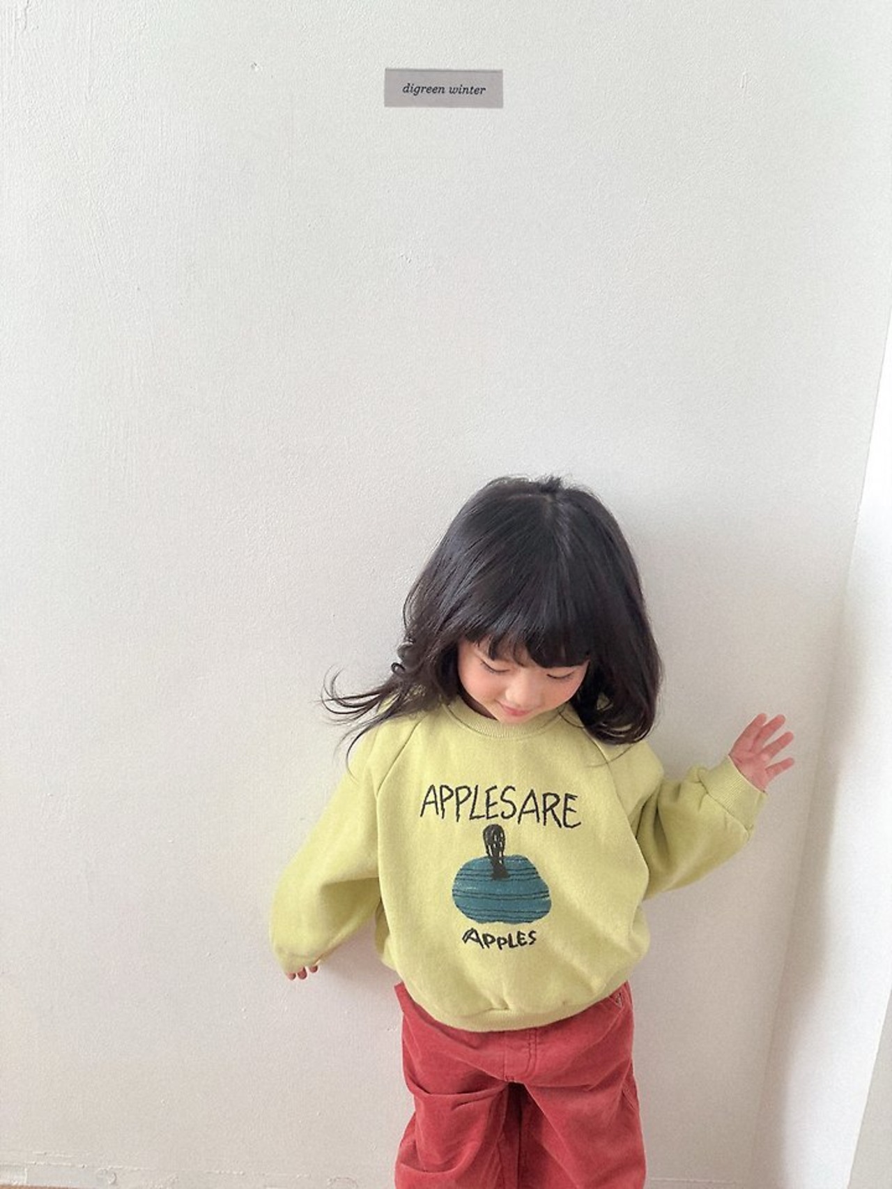 〖取寄〗韓国子供服 / 26winter / Digreen / アップルトレーナー / キッズ / 冬服 *S~2XL*