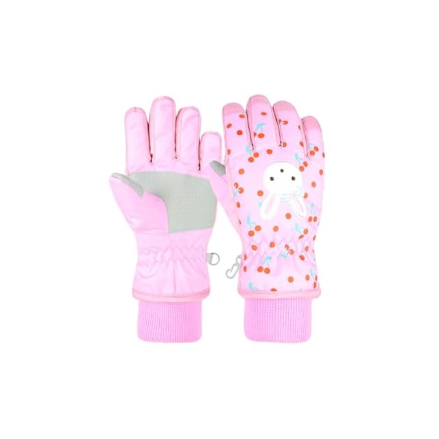 手袋 キッズ スキー グローブ 防寒 防水 裏起毛 子供 男の子 女の子 雪