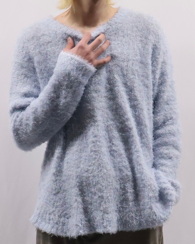coloring shaggy knit
