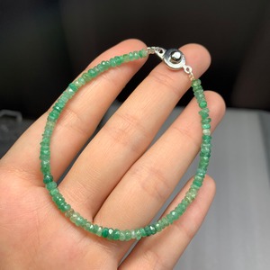 売約済み・エメラルドワイヤーブレスレット