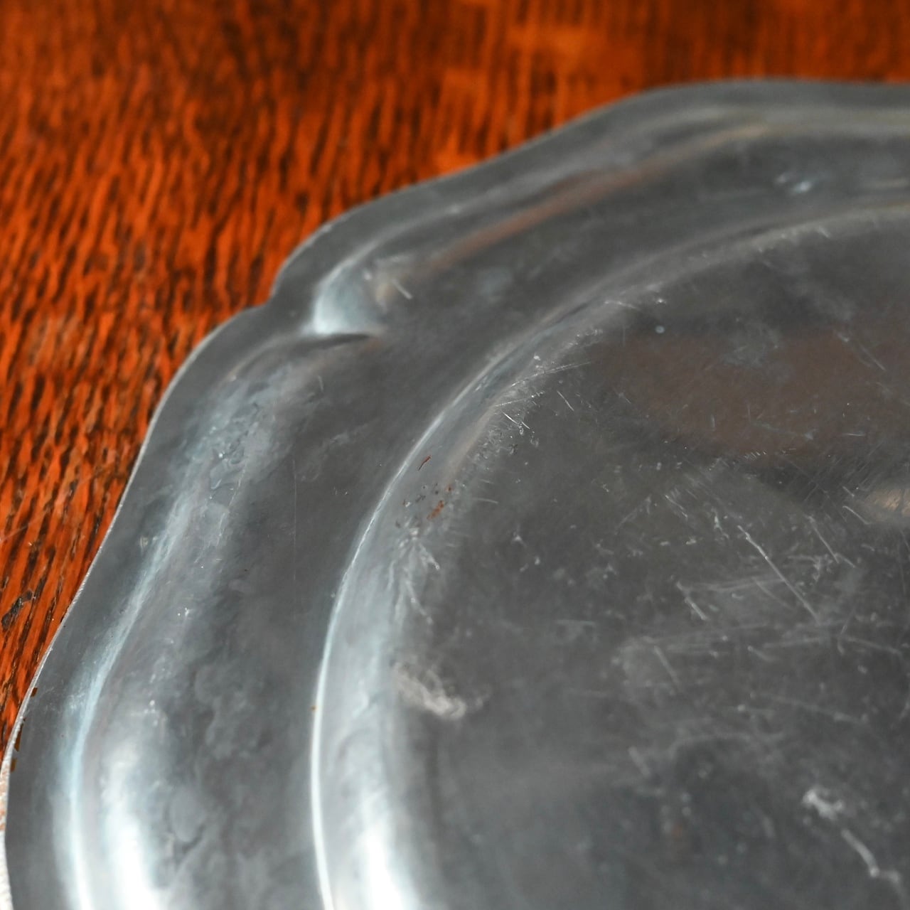 Pewter Plate / ピューター プレート〈 お皿・エタン・収納・店舗什器