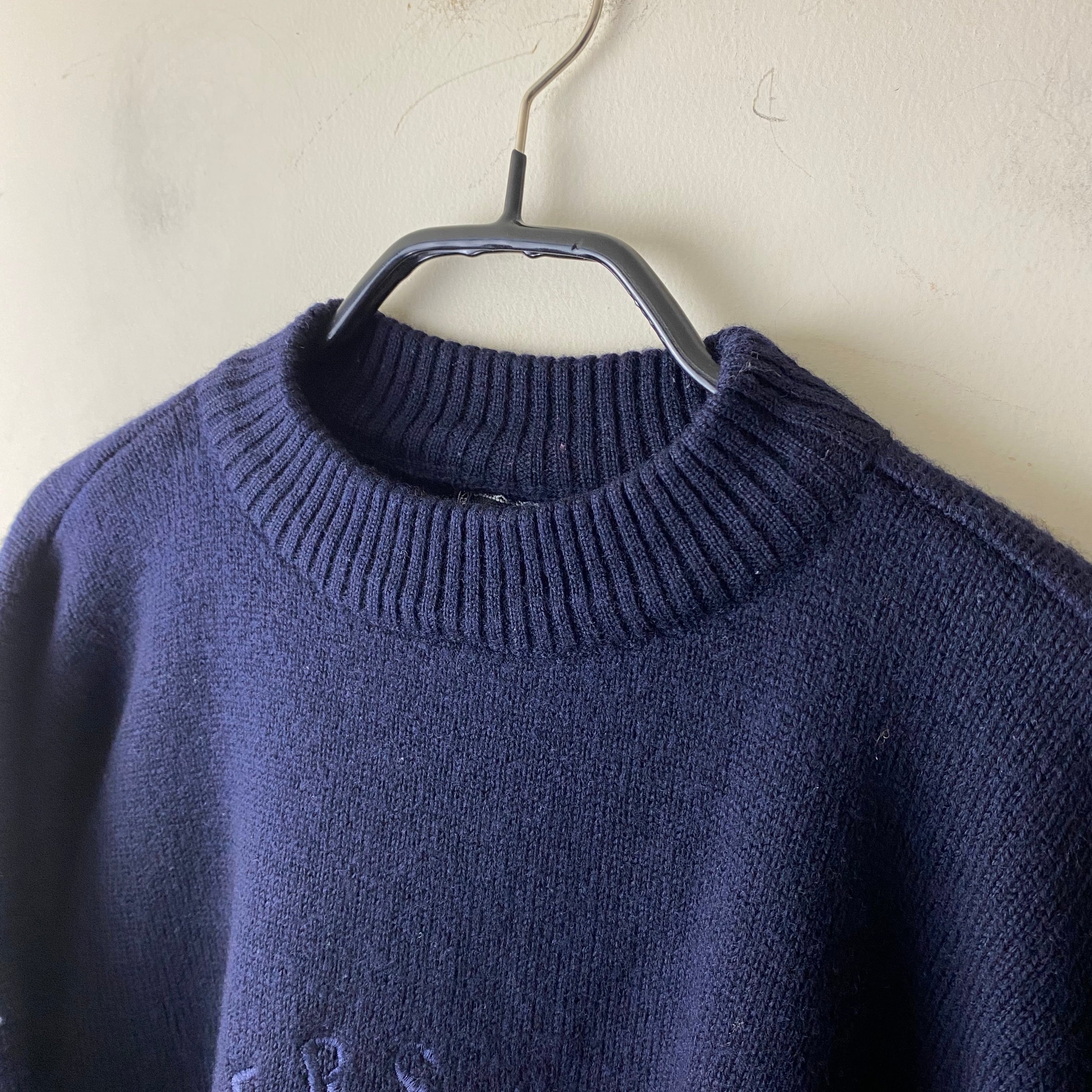 vintage VERSACE JEANS COUTURE medusa embroidery navy color vintage VERSACE JEANS COUTURE medusa embroidery navy color