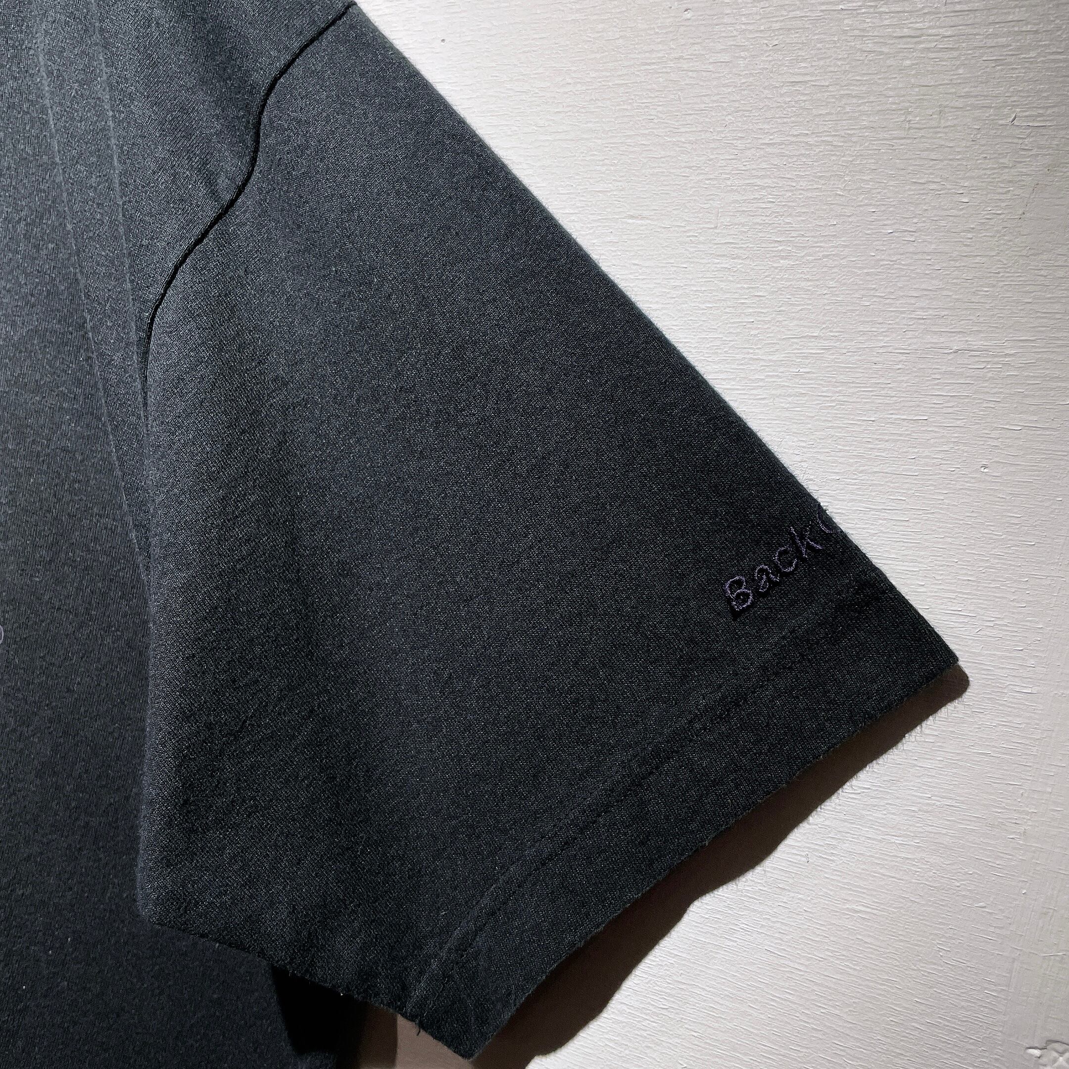 ” Back channel ” sexy girl printed black cotton Tee