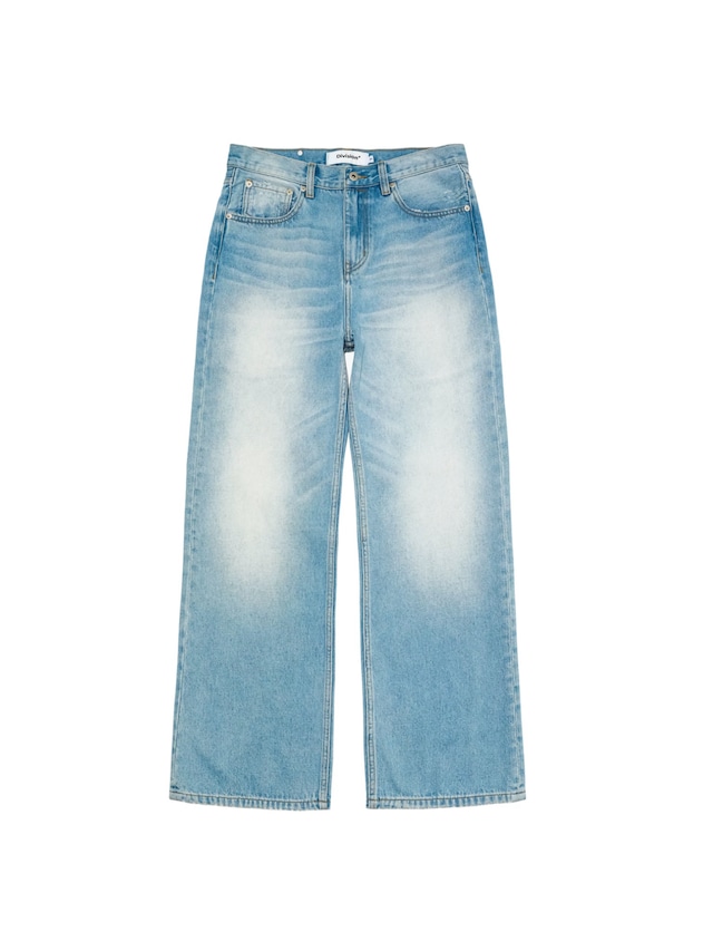 DIVISION Washed Straight-Leg Jeans