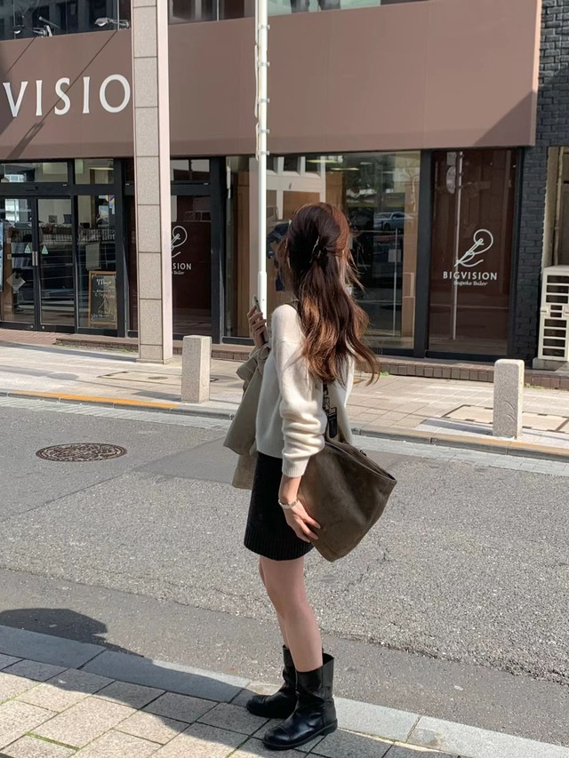 (予約) ounce / Muse round cardigan 2color