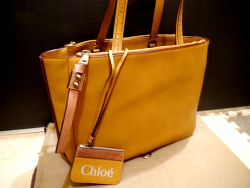 美品◆Chloe クロエ サム A4対応ビジネス可 レザートート バッグ
