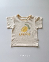 【取寄/韓国直送】Aosta 26/SM レモンピーチTシャツ｜夏服｜韓国子供服