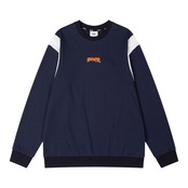 GOXO ゴーエックスオー フックスライスショルダーメッシュマンツーマン ブルー