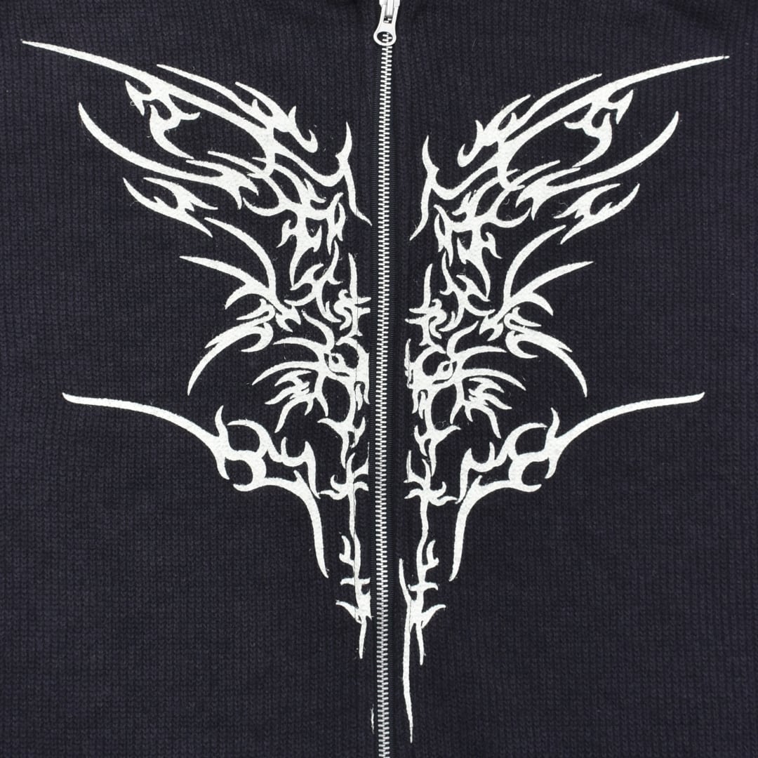 渋谷店で人気！】トライバル ニットZIPパーカー | VOLCAN&APHRODITE