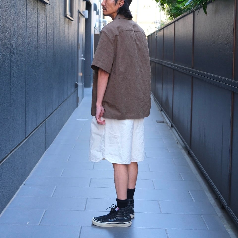 EVAN KINORI(エヴァン キノリ) / Short Sleeve Shirt Hemp Cotton
