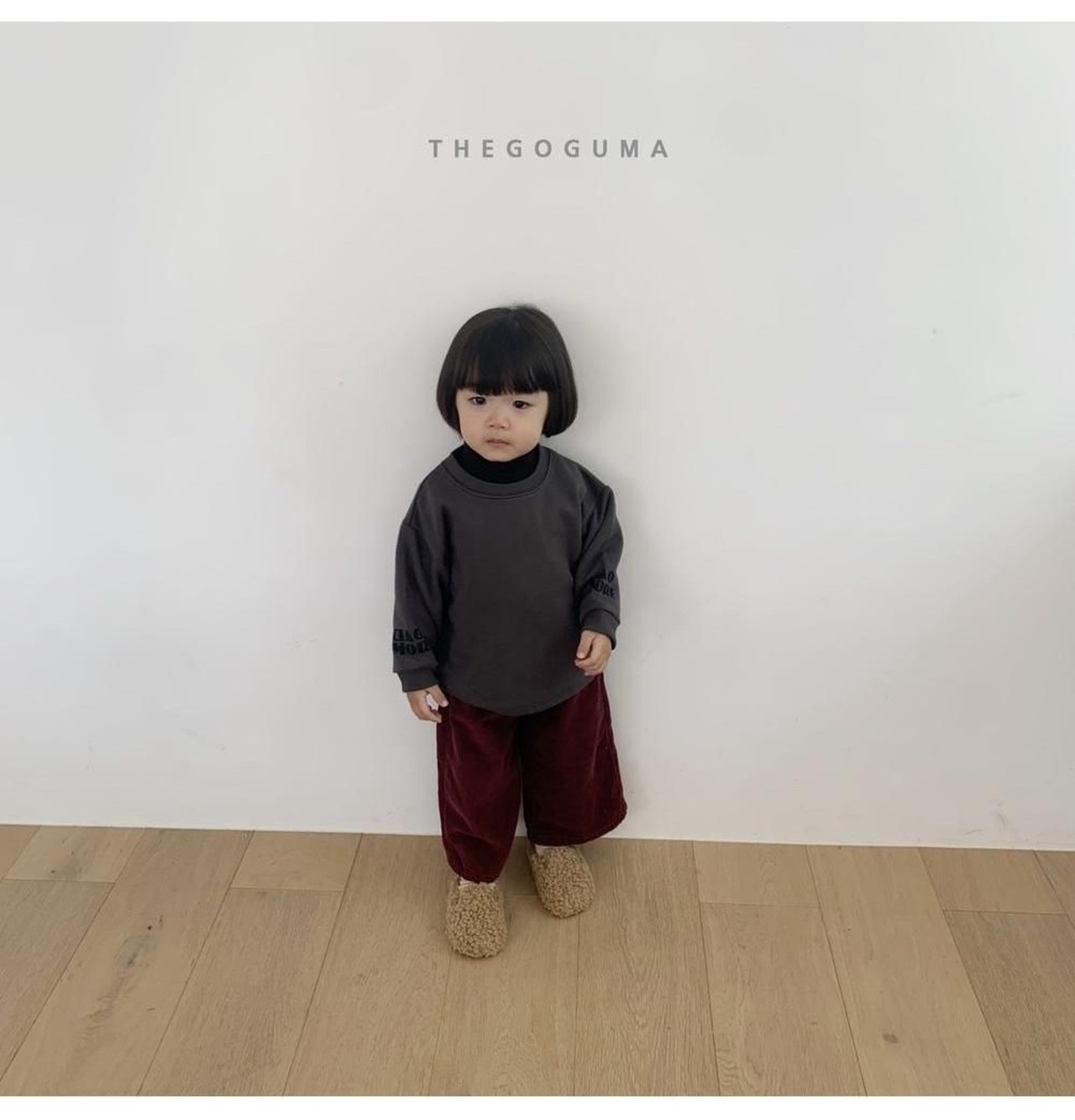 ザゴグマ / THE GOGUMA / カラーコーデュロイ裏起毛パンツ / 韓国子供服 / ジュニア / 26winter〖取寄〗*JS~JL*