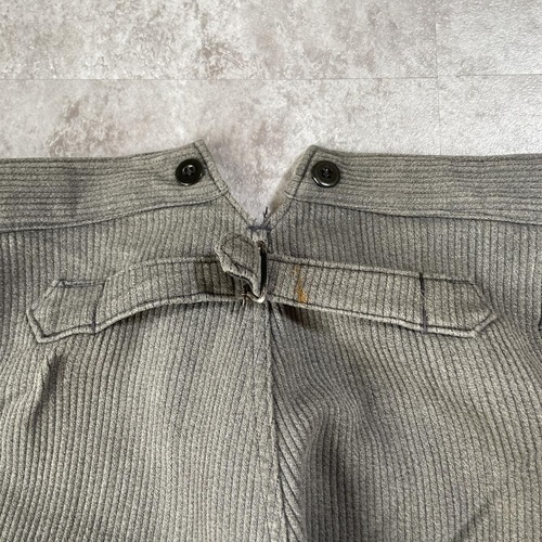 30-40s Savo ファーマーズ 針式シンチ コットンピケ グレー W32 詳細写真2