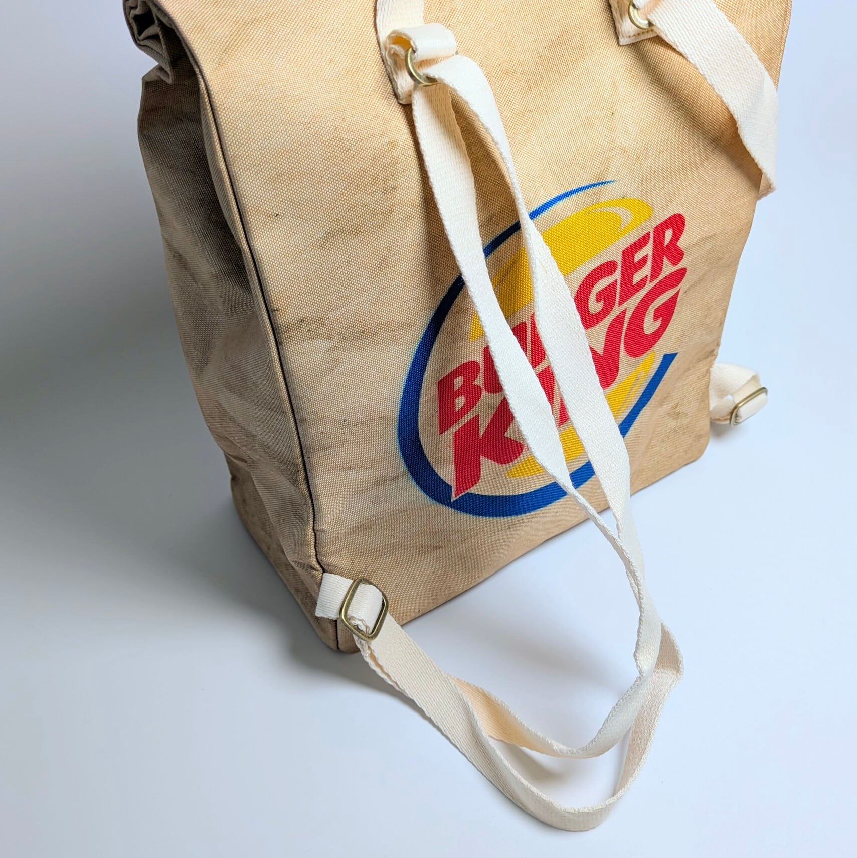 再入荷!【 BURGERKING ( バーガーキング )】 Backpack(バックパック) / リュック / 紙袋風 〚アメリカン雑貨 アメトイ〛