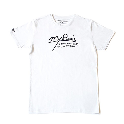 TOMOKI HIROSE×JACKROSE/Luv maison×Sparkle 廣瀬智紀デザインコラボTシャツ（白）