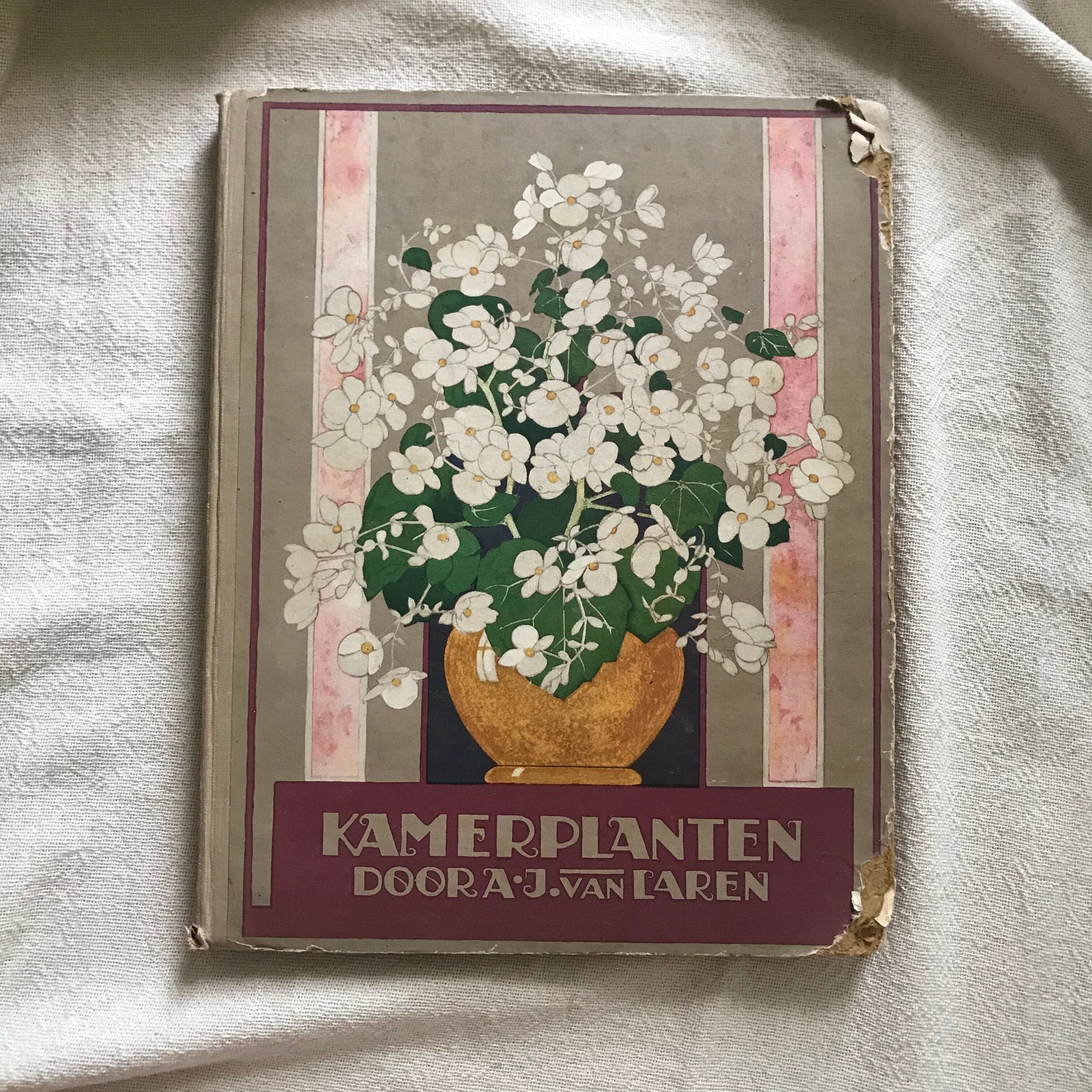 花の絵のカードが集まった本