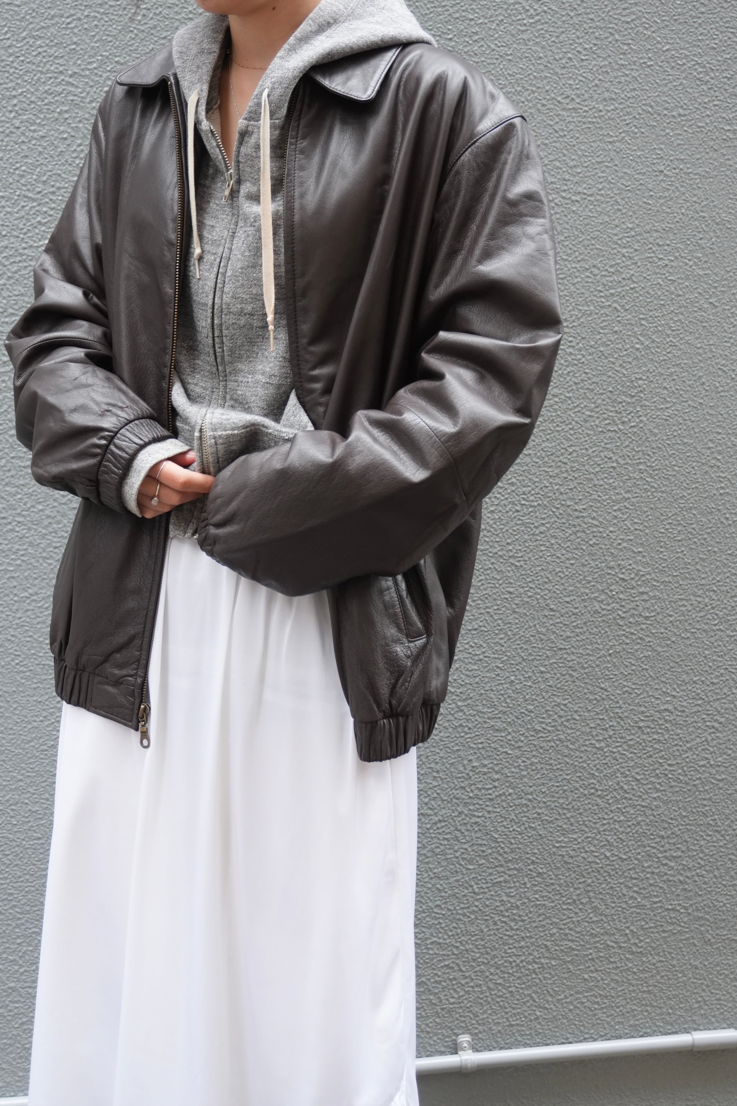 90s leather jacket