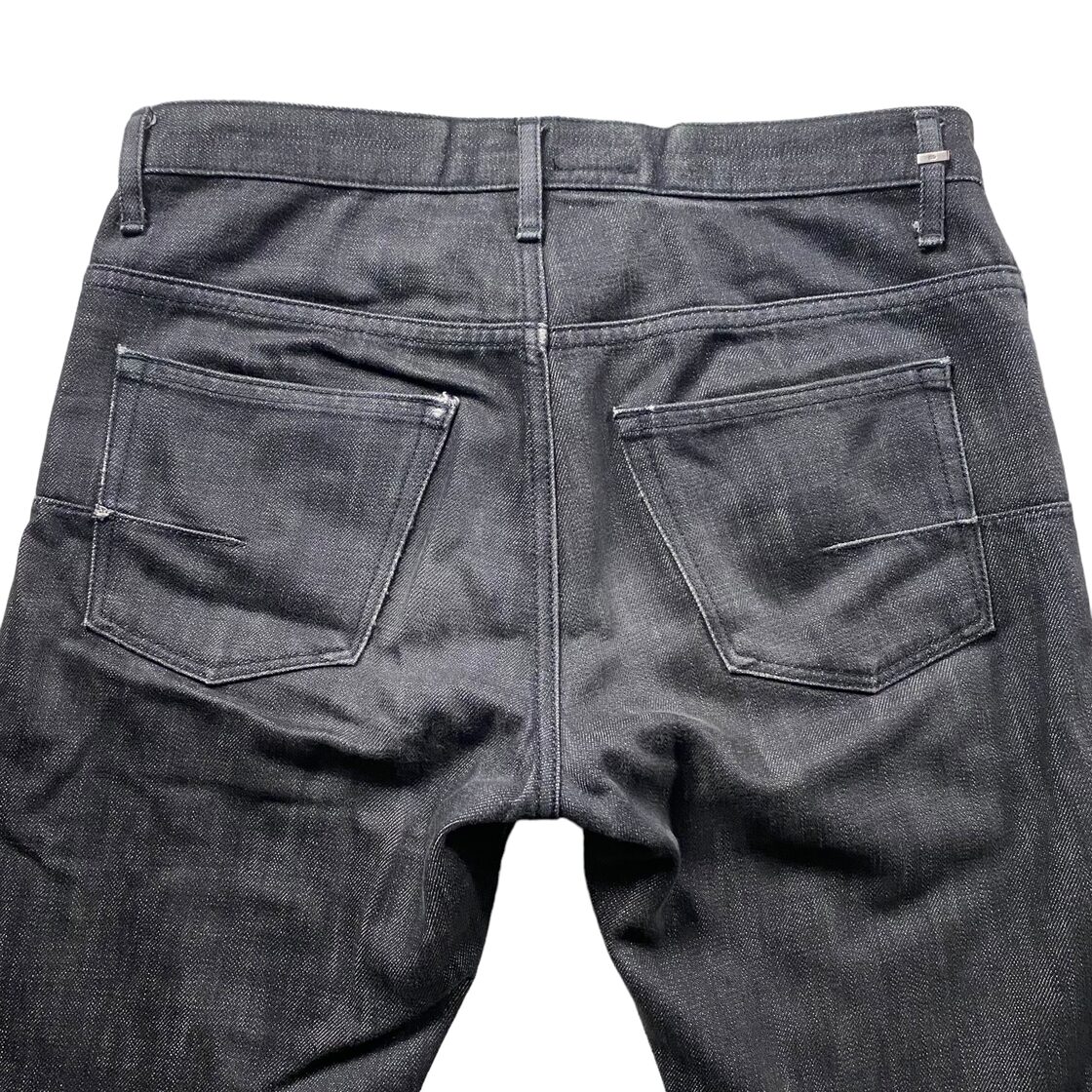DIOR HOMME by Hedi Slimane black denim skinny pants Pay ID