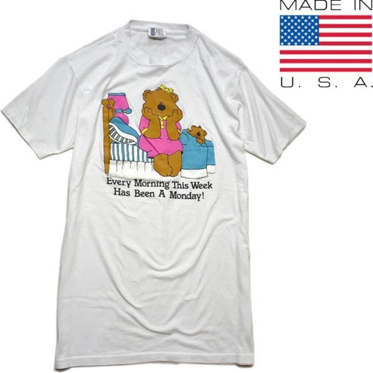 VINTAGE ヴィンテージ 90s DON ROCK 吐き出さ TEE ドンロック フロント 