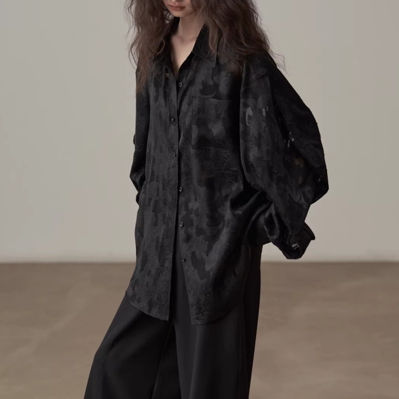 花柄 オーバーサイズ ブラウス 00138・画像11