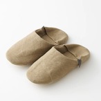 倉庫に眠るジュート生地でつくったバブーシュ（ベージュ）／USE UNUSED